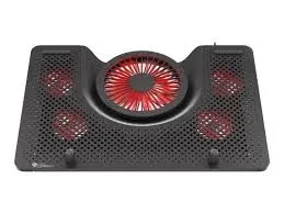 GENESIS Laptop cooling pad, OXID 550 15.6-17.3 5 FANS, LED LIGHT, 1 USB | Genesis | Laptop cooling pad, OXID 550 | Black | 400 x 280 x 55 mm | NHG-1411 