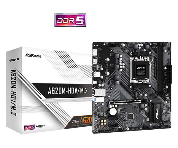 MB AMD A620 SAM5 MATX A620M-HDV/M.2 ASROCK