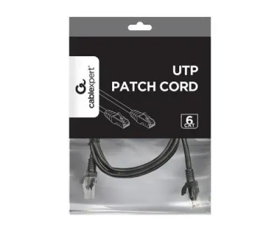 GEMBIRD PP6U-1M/BK patchcord RJ4