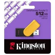MEMORY DRIVE FLASH USB3.2 512GB DTXS/512GB KINGSTON