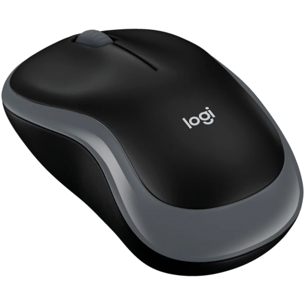 MOUSE USB OPTICAL WRL M185 GREY LOGITECH