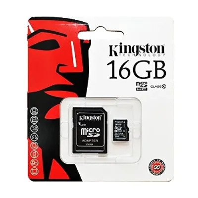 Mälukaart microSD Kingston 16GB SDC10G2/16GBSP