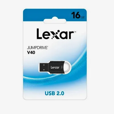 MEMORY DRIVE FLASH USB2 16GB V40 LJDV40-16GAB LEXAR