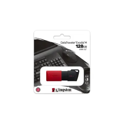 MEMORY DRIVE FLASH USB3.2 128GB DTXM/128GB KINGSTON