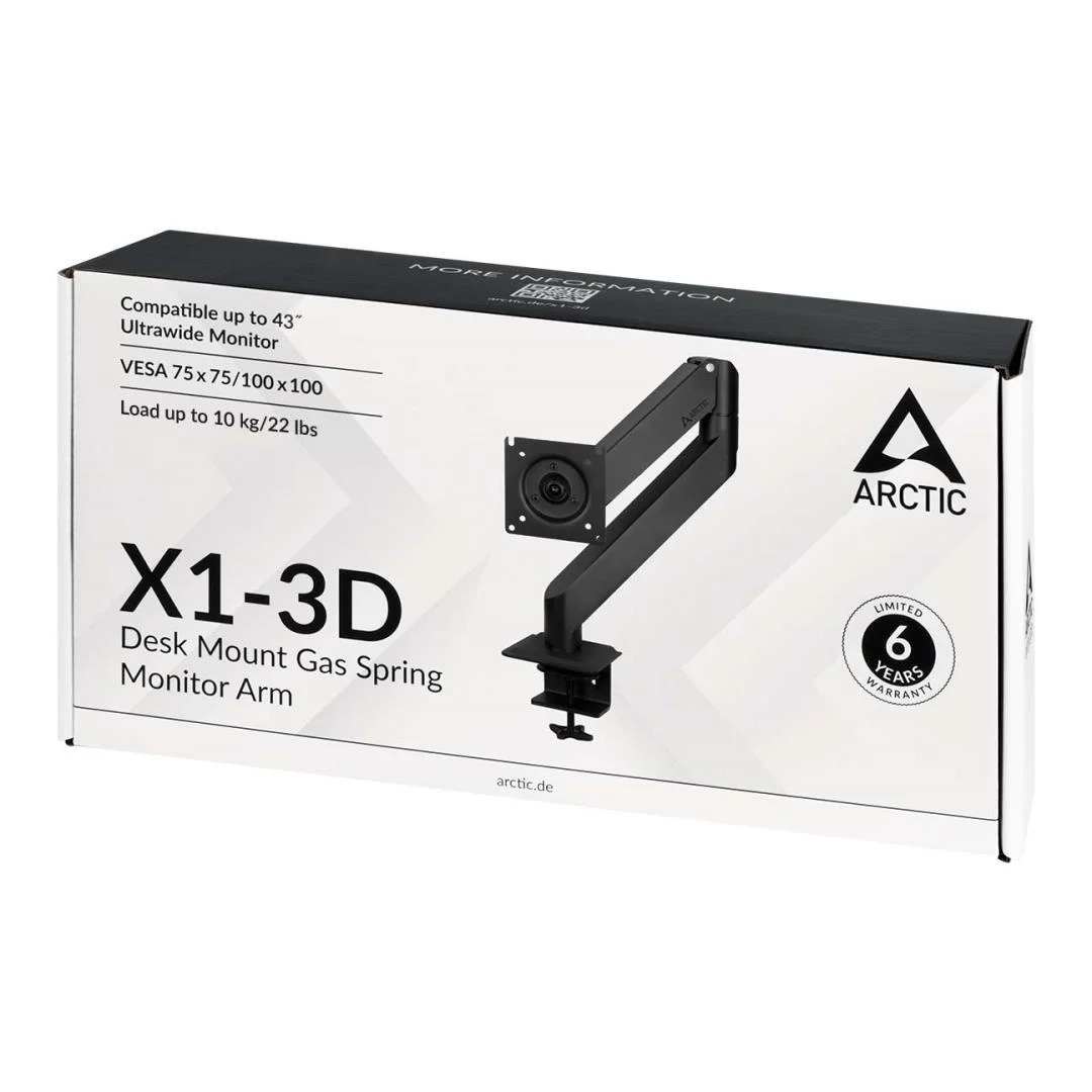 MONITOR ACC ARM X1-3D AEMNT00062A ARCTIC