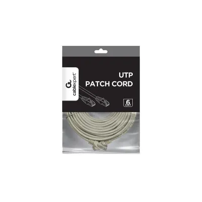 PATCH CABLE CAT6 UTP 15M GREY PP6U-15M GEMBIRD