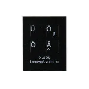 Klaviatuuri kleebised lisa täpitähed